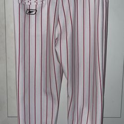 baseball uniform pinstripe pants - reebok