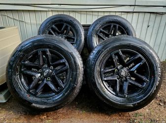 18" OEM Chevy Rims with tires