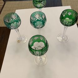 Goblets- Hungarian crystal