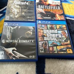 Ps4 Games 10$ Each 40$ Take Them All 