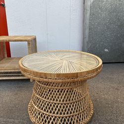Small Wicker Table