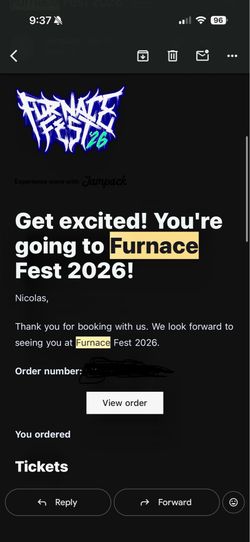 VIP Furnace Fest Ticket