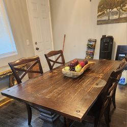Solid Wood Kitchen Table