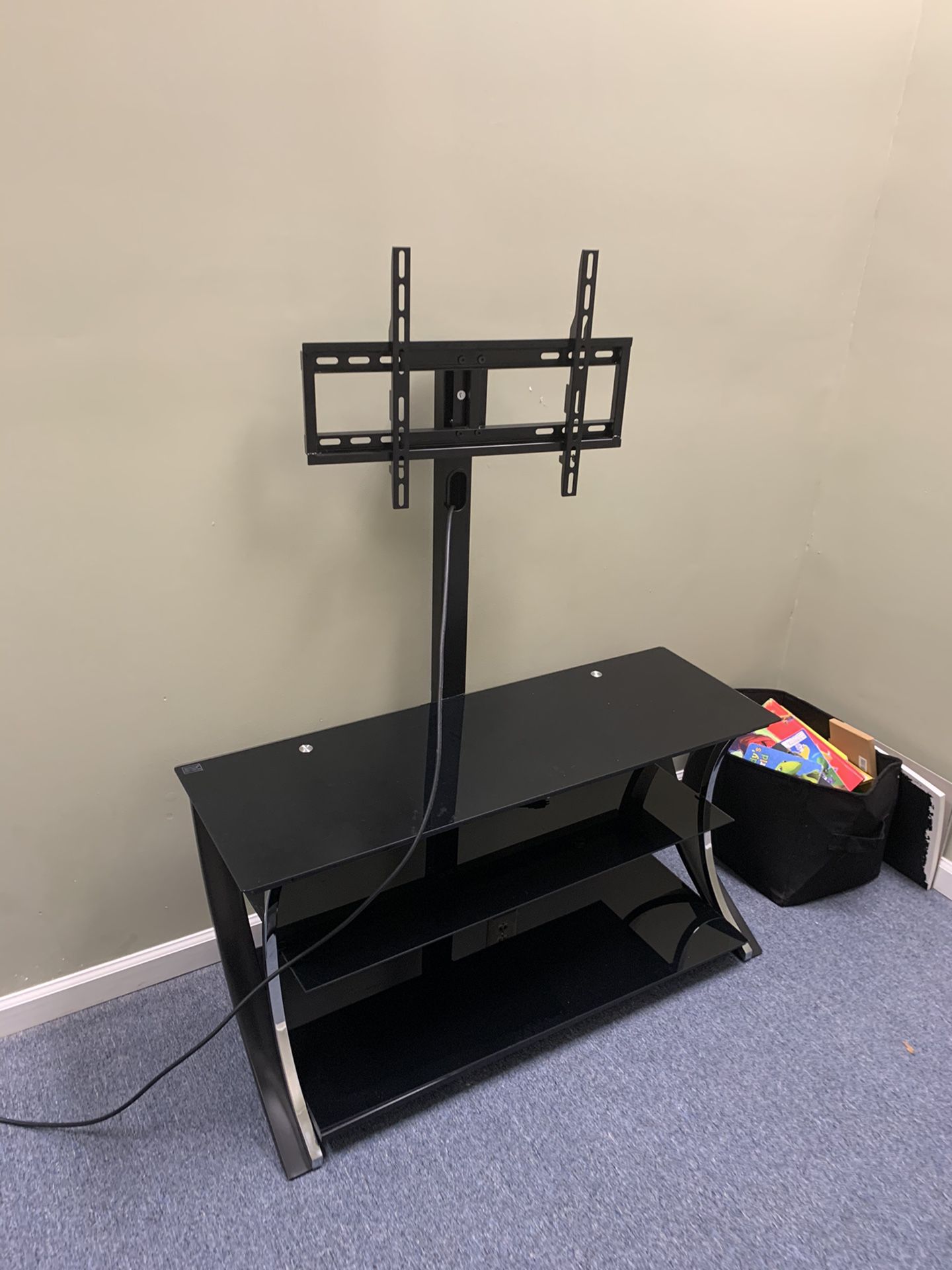 Tv stand with brackets