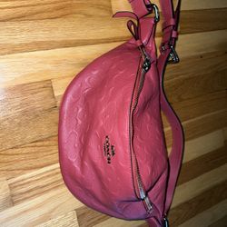 Pink Coach Fanny Pack 