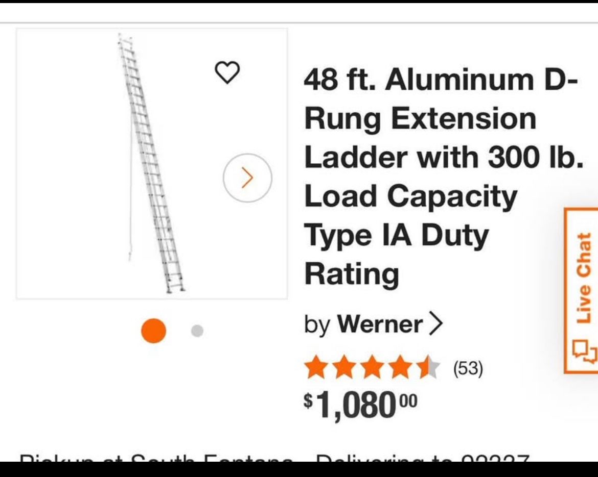 Werner 48 Ft  Ladder