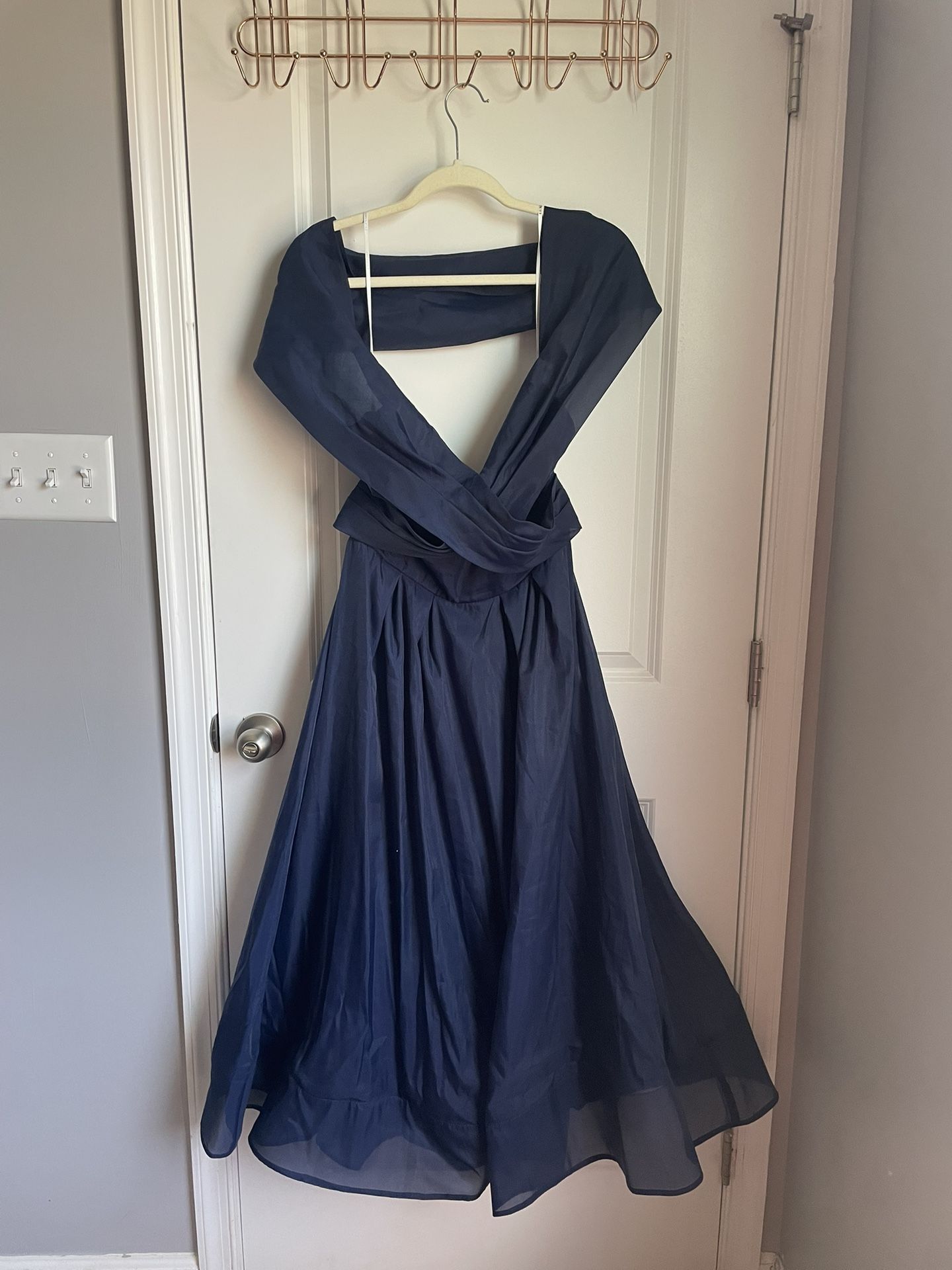 Off Shoulder Formal Tea Dress