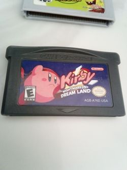 Kirby Nightmare in Dream Land Game Boy Advance