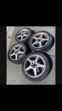 4 - 215/45r17 5x100 5x3.94 Stock Scion Frs 86 Brz Celica Prius Corolla Impreza Wheels Rims Tires!!!!!