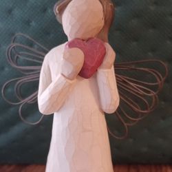 $20 Willow Tree Angel Of The Heart Figurine 