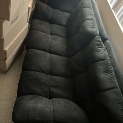 Black Futon Sofa Couch