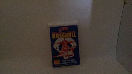 1989 score major league baseball unopened pack