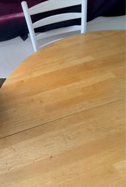 Wood table don’t want it would trade for a black table