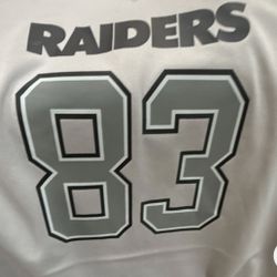 Nike NFL On Field Raiders Women's XXL Gray Jersey #83 Football