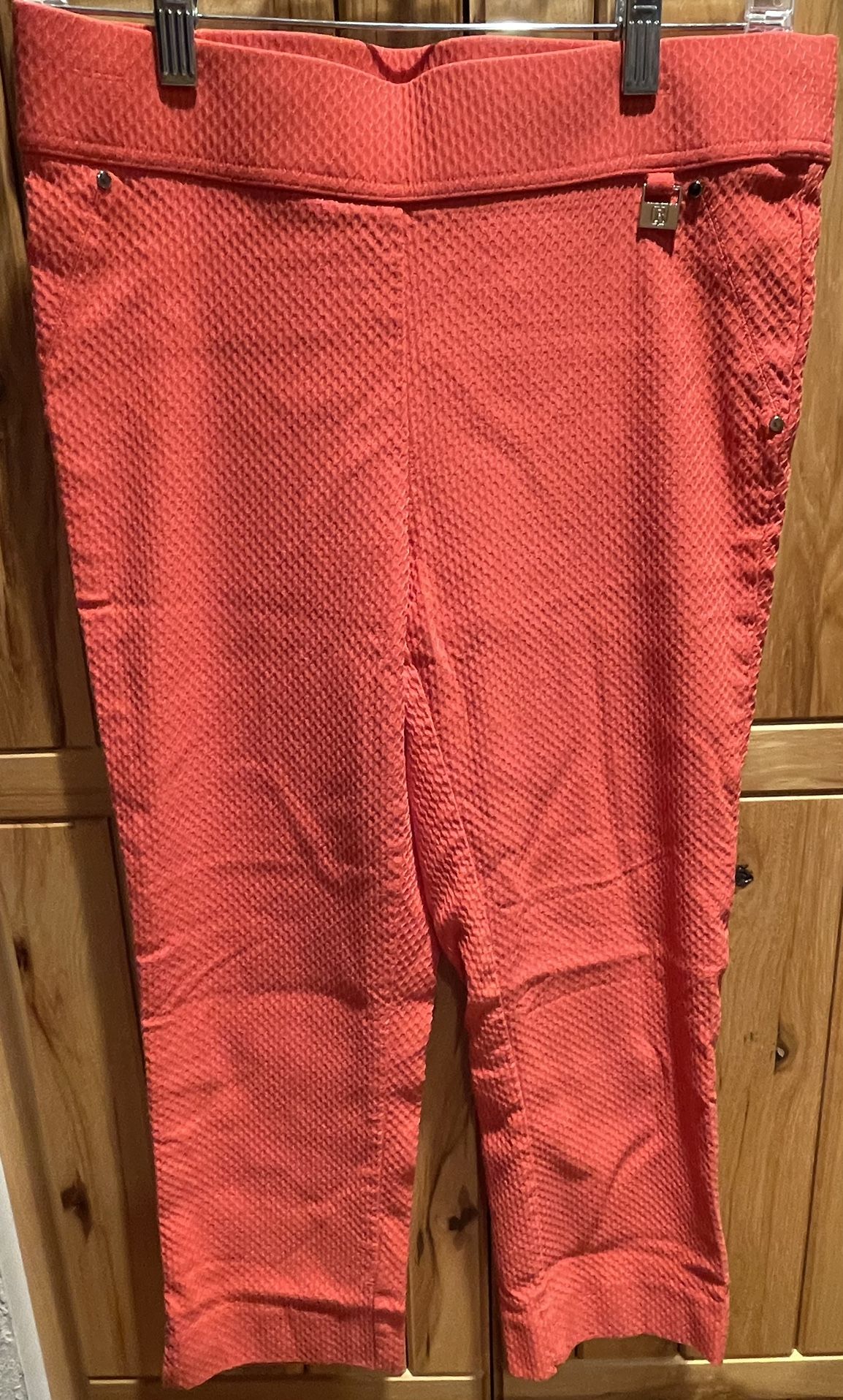 Rafaella Comfort Capris Coral Womens Size 10