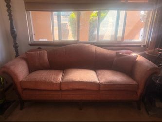 Traditional Camelback Sofa