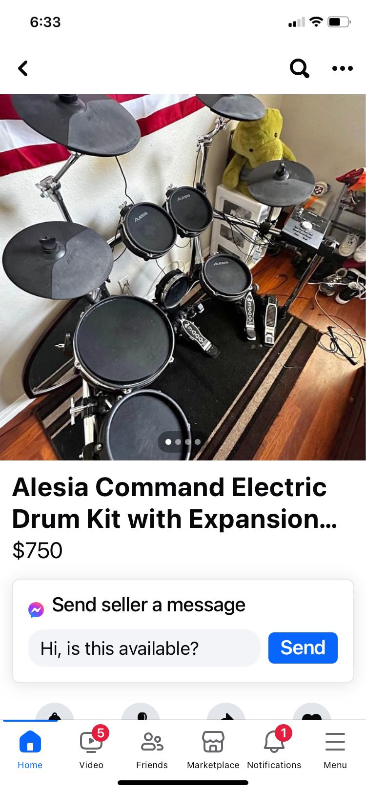 Alesia Command Electric Drum 
