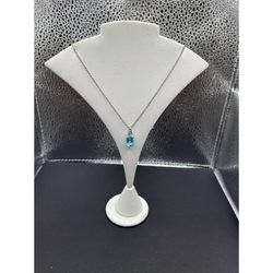 Sky Blue Topaz Necklace 