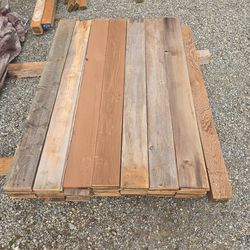 Cedar fence boards
