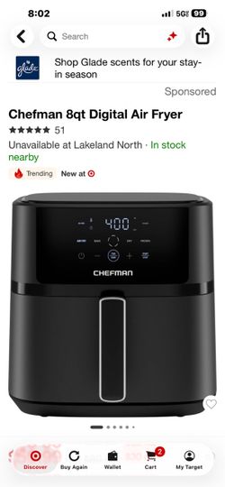 Chef man air fryer