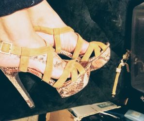 Brand New Snake Print 5.5 CK heels $20