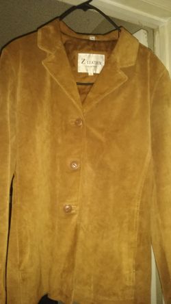 Suede jacket large