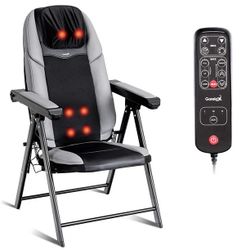 Portable Folding Massage Shiatsu Chair with Heat 