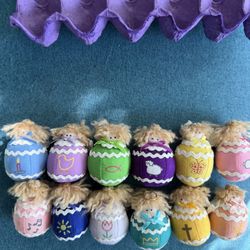 Handmade Fabric Decorative Easter Eggs