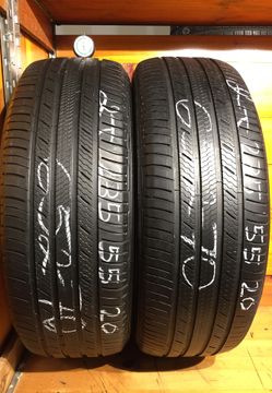 2 Tires 235-55-20 Michelin Premier LTX