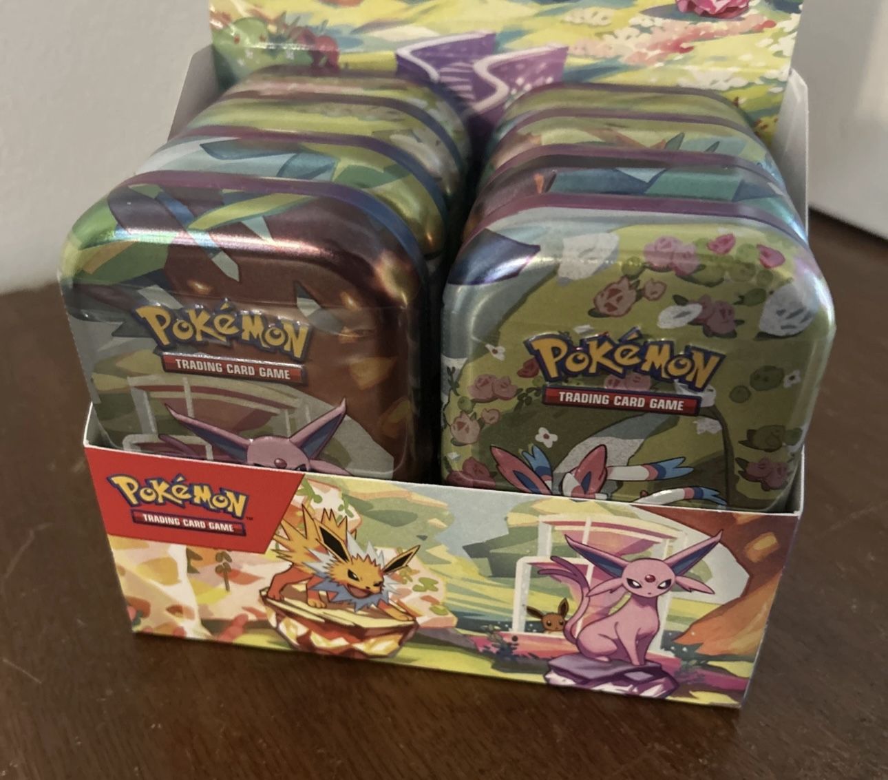 Pokemon Prismatic Evolutions 8X Tins **ALL SEALED**