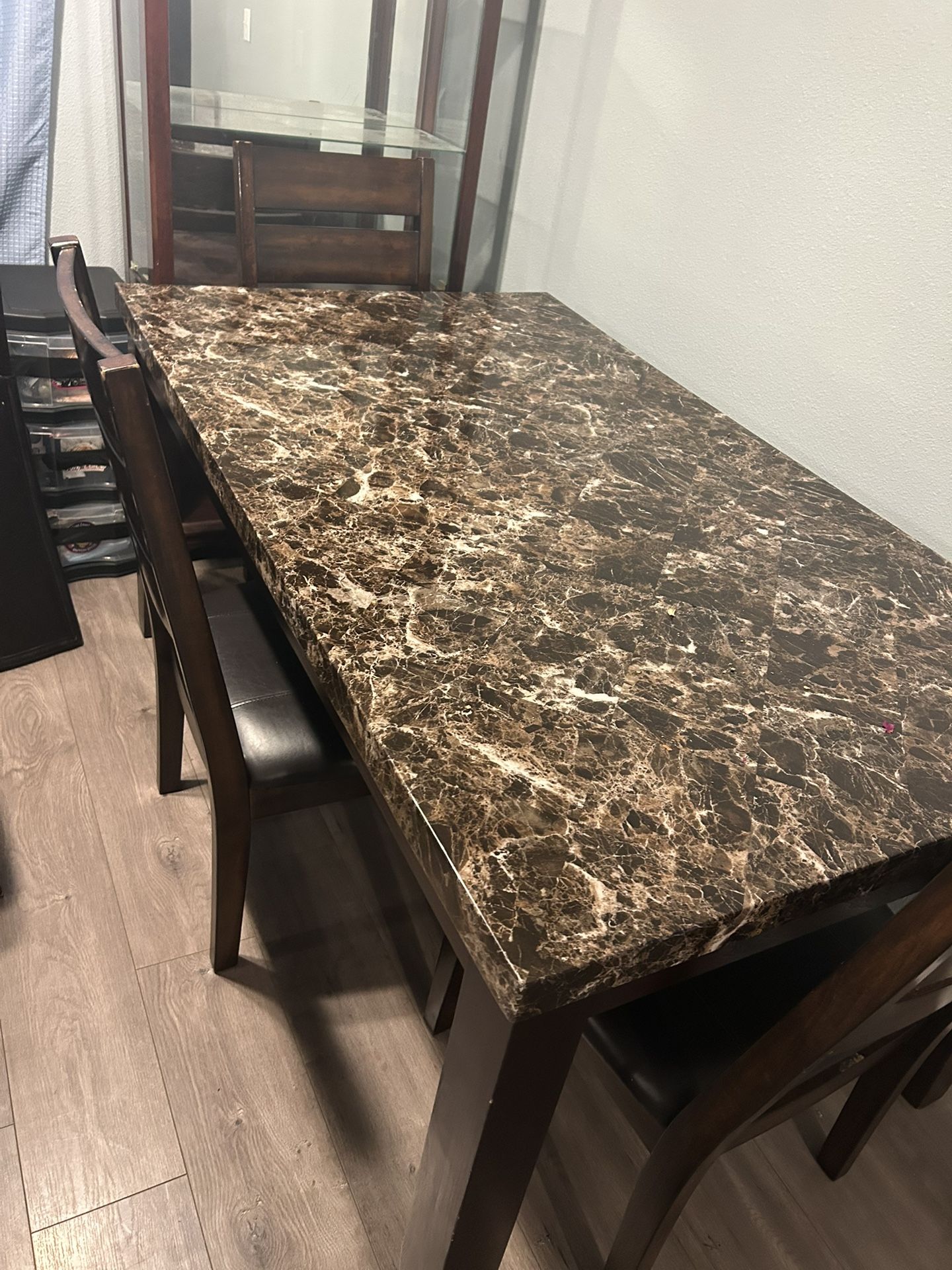 Faux Marble Table
