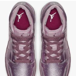 Girl's Metallic Pink Jordan's Size 13 C