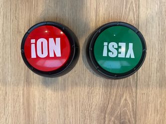 Yes and No Sound Button Set