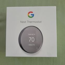 Google Nest Smart Thermostat  Black
