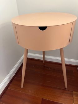 West Elm Mitzi nightstand in antique rose