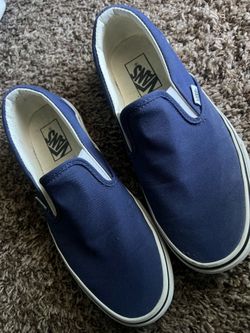 Blue Vans size 7 men $30