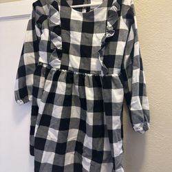 Flannel Dress Little Girls Size 5T Childrens Place