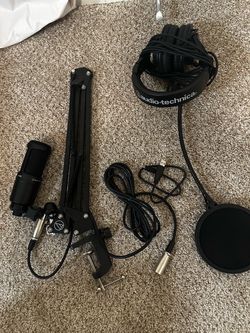 Home Recording Bundle – AT2020 + Scarlett Solo + Headphones