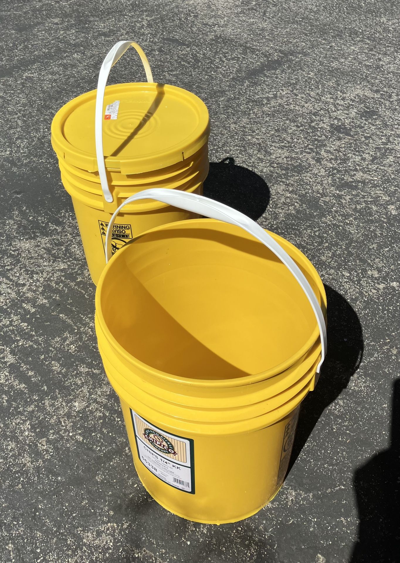 5 Gallon, Yellow Buckets