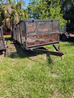 Steel Mesh Utility Trailer 18 feet