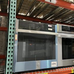 GE 30 in. Single Smart Convection Wall Oven with No-Preheat Air Fry in Stainless Steel