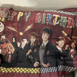 Harry Potter Birthday Backdrop 