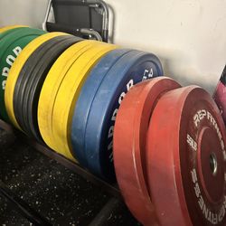 Bumper Plates 447.5 Lbs