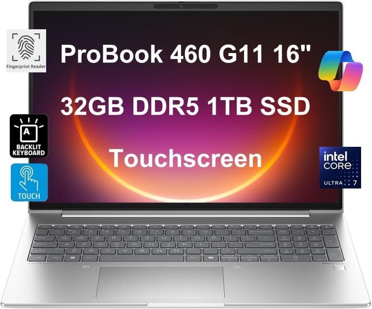 HP ProBook 460 16 inch Touch screen G11 Notebook PC