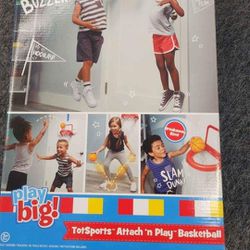 NEW IN BOX Little Tikes TotSports Attach N' play Basketball