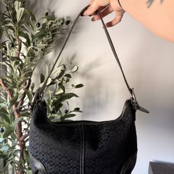 Vintage Small C Coach Hobo Shoulder Bag