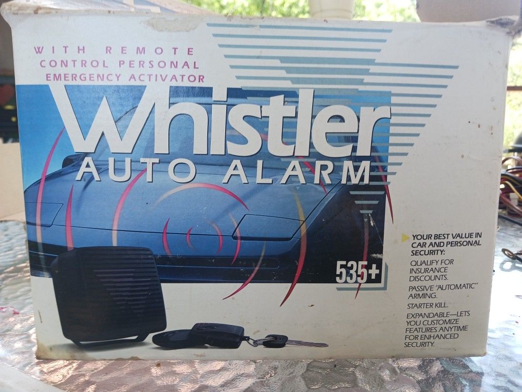 Whistler Auto Alarm