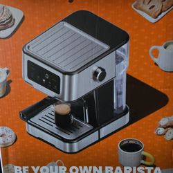 Chefman CraftBrew Espresso Machine, 15-Bar Pump Digital Espresso Maker