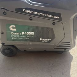 Onan 4500 watt inverter generator