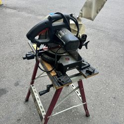 Pro tech 10” Miter Compound Saw With Stand 